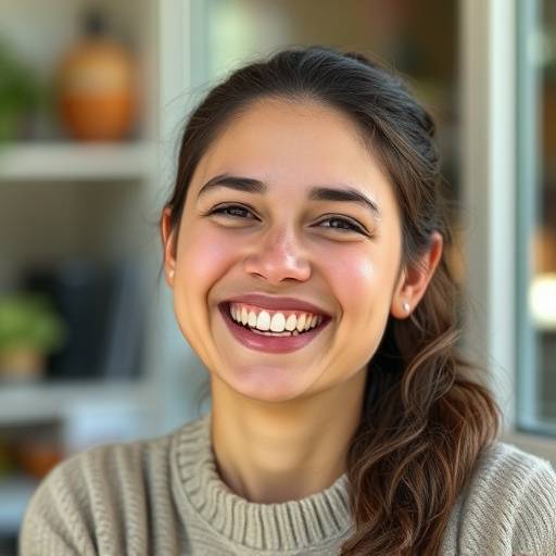 Portret van een tevreden klant